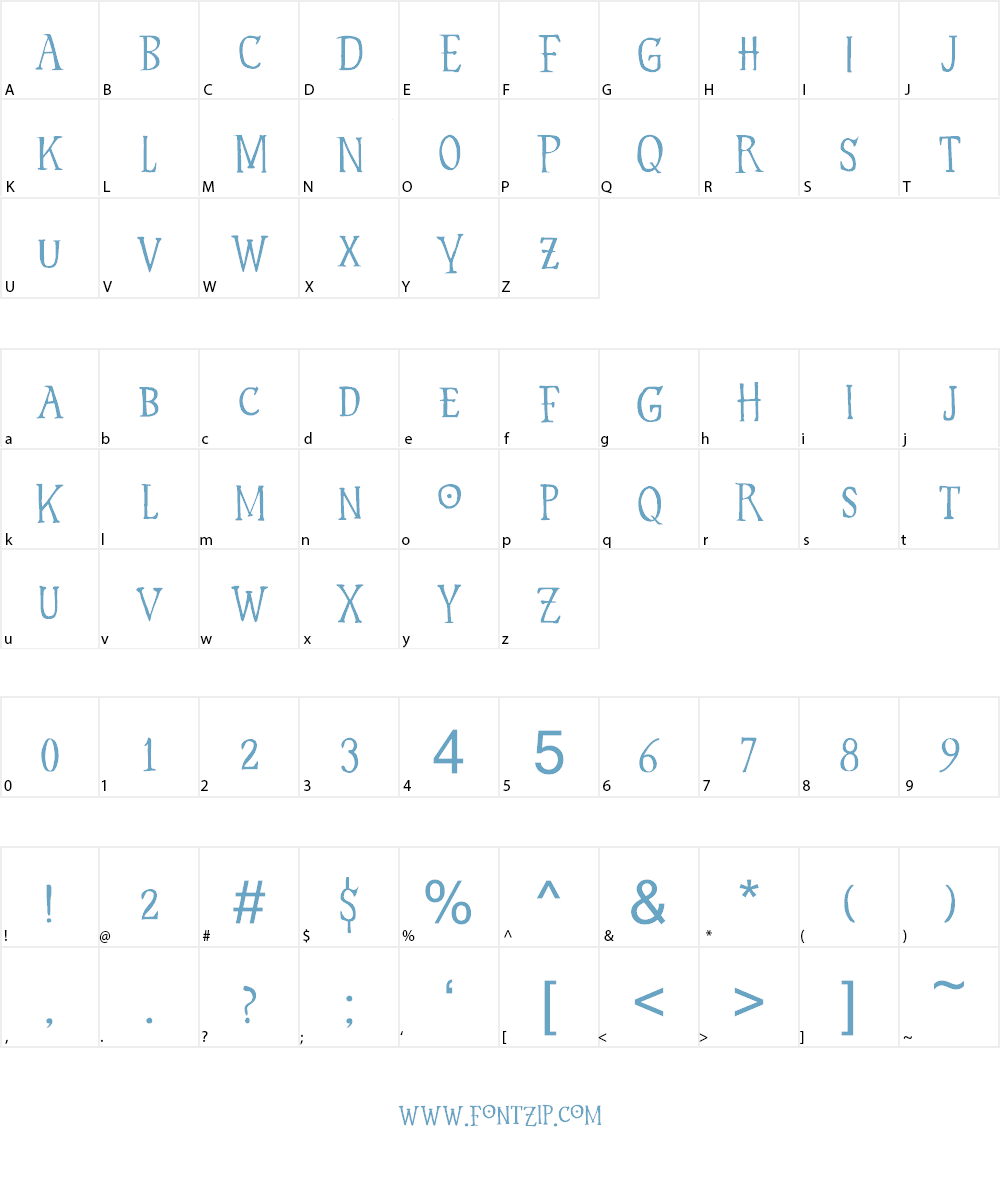 Hyldemoer DEMO Font Character